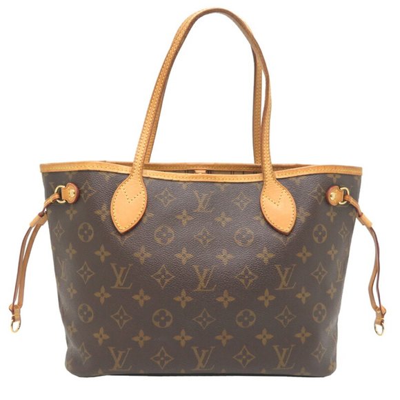 LOUIS VUITTON Brown Monogram Neverfull PM Tote Bag - Picture 1 of 9
